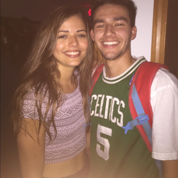 H&M Purple & Black Patterned Crop Top - Picture 4 of 4